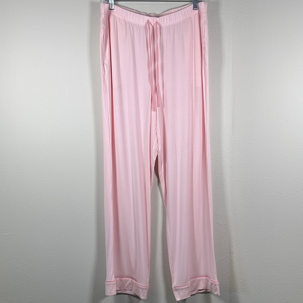 NWT Victoria’s Secret SoSoft Modal Pajama Set Pink Bow Long Sleeve Size L - Picture 11 of 15